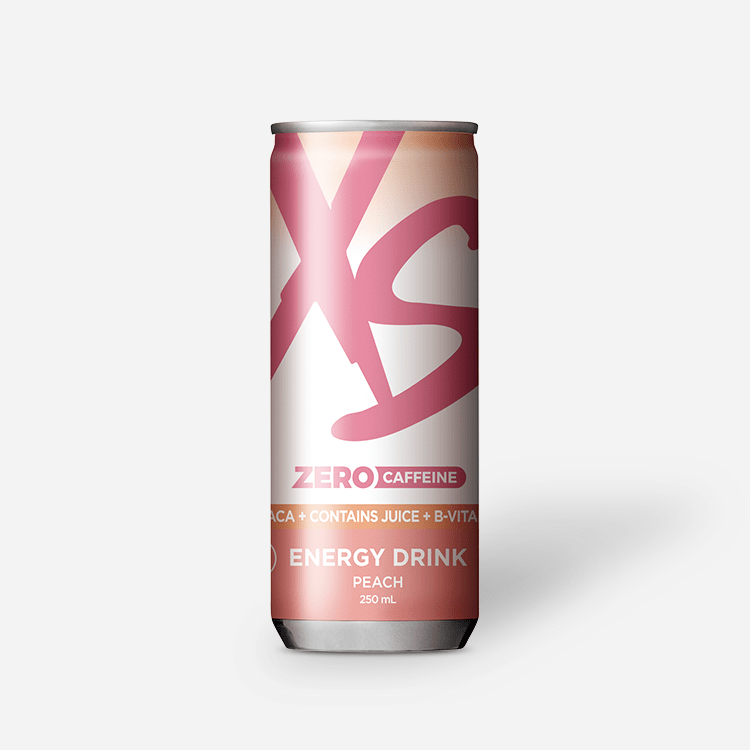 XS™ エナジードリンク カフェインゼロ ピーチ | XS™ ブランドサイト