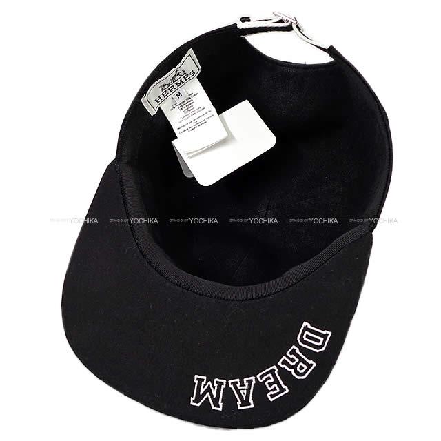 HERMES エルメス メンズ キャップ 帽子 刺繍入り 