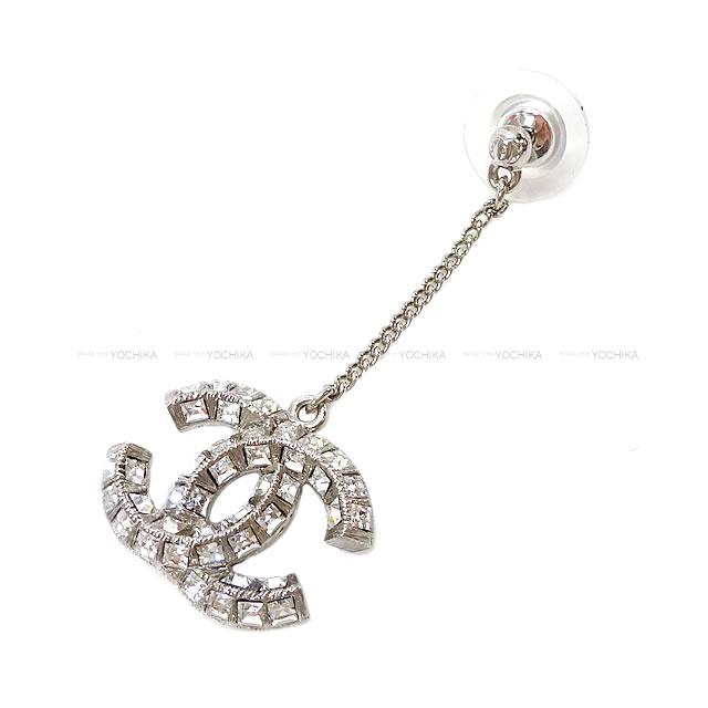 注)片方のみの販売です！ ぶら下がり CHANEL シャネル ピアス シルバー