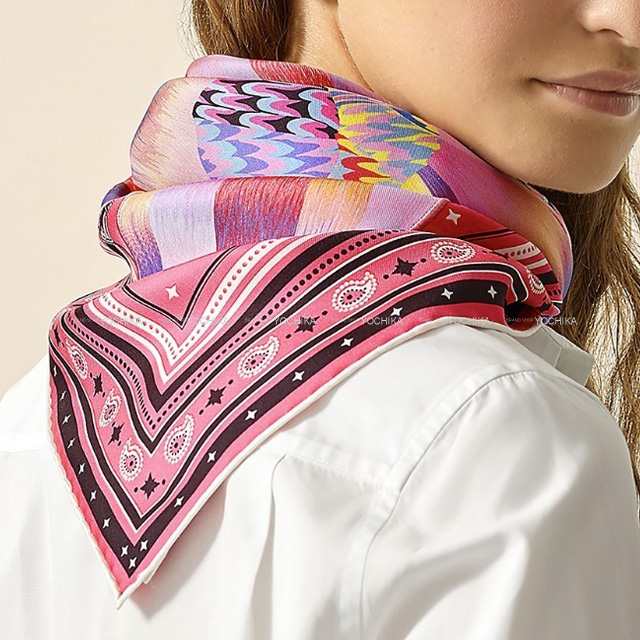 2021年 春夏 限定 HERMES エルメス スカーフ カレ55 バンダナ 馬着