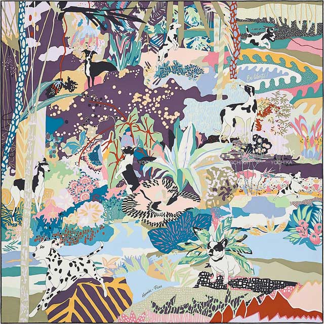 2023年 春夏 HERMES エルメス スカーフ カレ90 アンリベルテ(EN