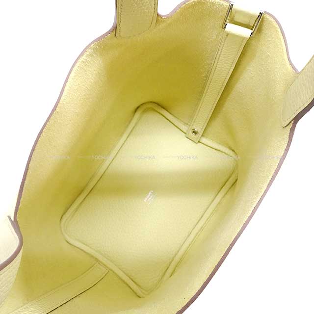 HERMES エルメス ハンドバッグ ピコタンロック 18 PM ジョーヌミルトン