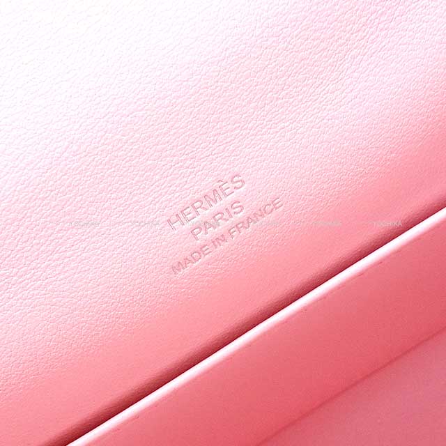 HERMES エルメス ハンドバッグ ポシェットケリー ローズサクラ