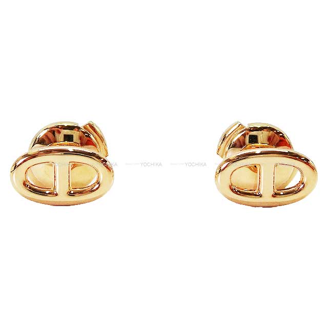 HERMES エルメス ピアス シェーヌダンクル ファランドール TPM K18PG