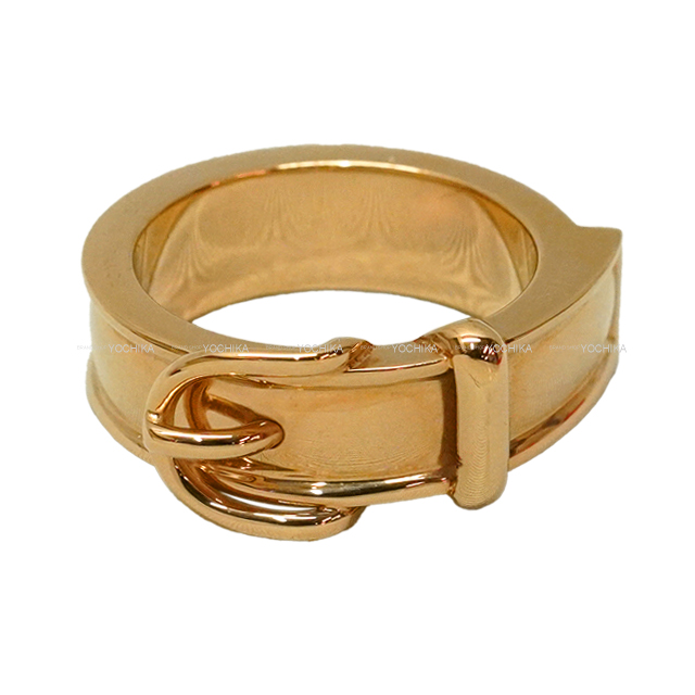 HERMES エルメス スカーフリング サンチュール パーマブラス ゴールド