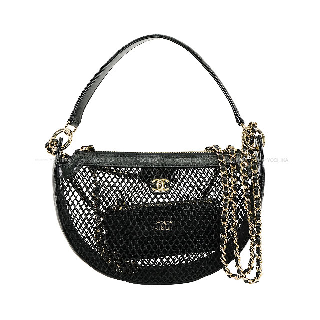 2025年春夏 CHANEL シャネル クラッチバッグ チェーン ココマーク 黒