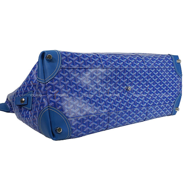 GOYARD ゴヤール ボストンバッグ ボウリング 55 ブルー PVC