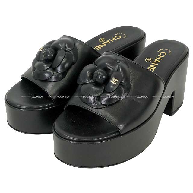 2024年 CHANEL シャネル サンダル ココマーク カメリア