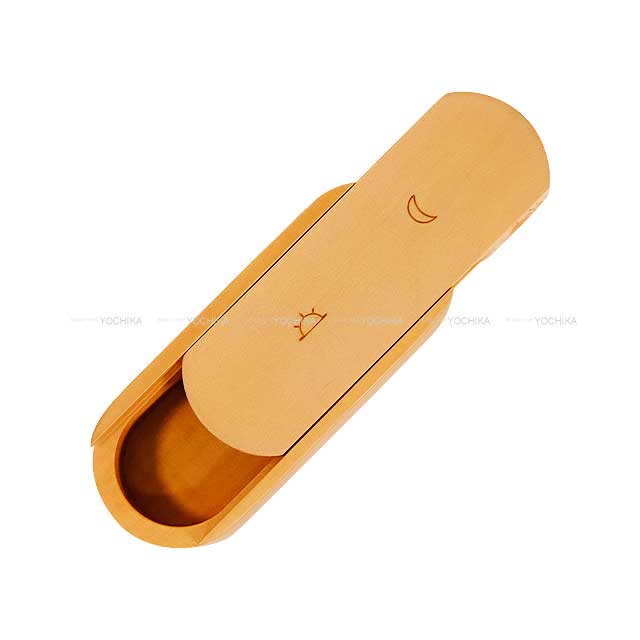 HERMES エルメス ピルケース 薬入れ ナチュラル ウッド 新品未使用