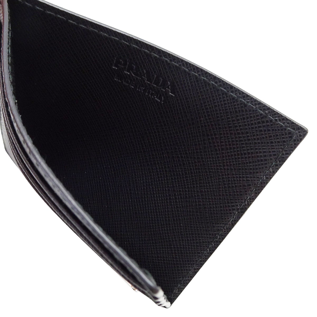 PRADA プラダ カードケース トライアングル 黒 (ブラック