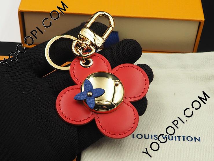 ルイ・ヴィトンバッグチャーム兼キーホルダー 太陽の花_ルイヴィトン