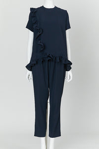 ハーフスリーブラップフリルブラウス – YOKO CHAN