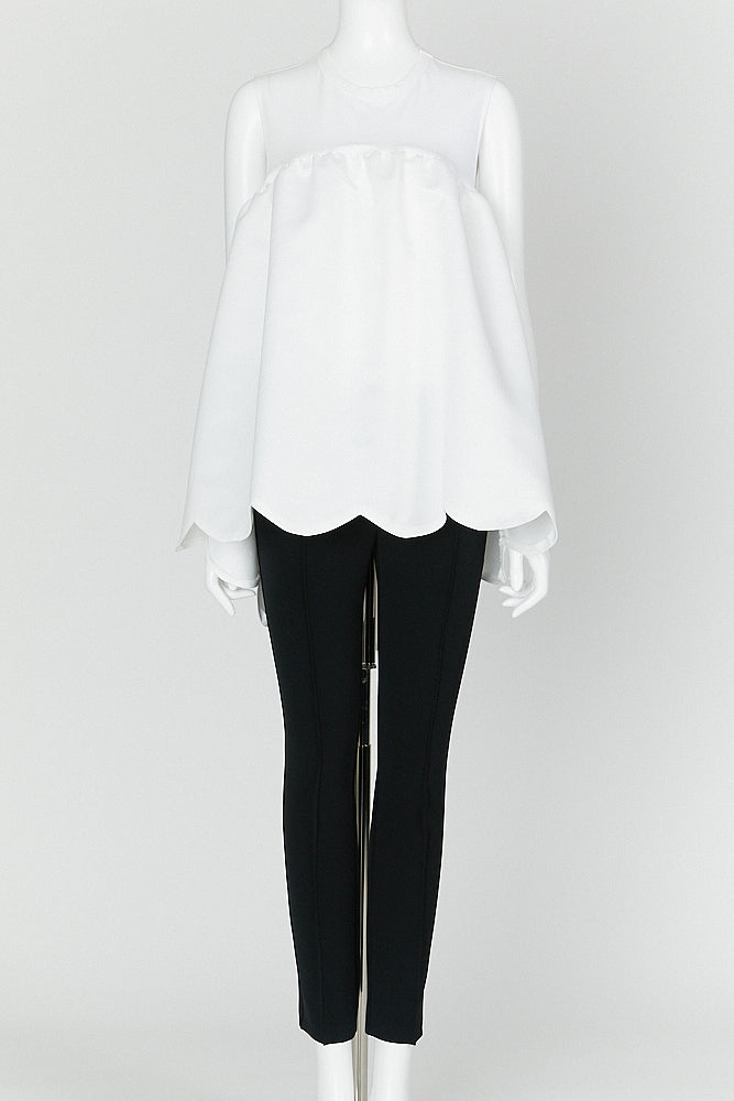 ノースリーブヘムスカラップカットソー – YOKO CHAN