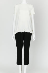 ハーフスリーブヘムペタルブラウス – YOKO CHAN