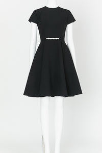 ハーフスリーブボリュームフレアパールドレス – YOKO CHAN