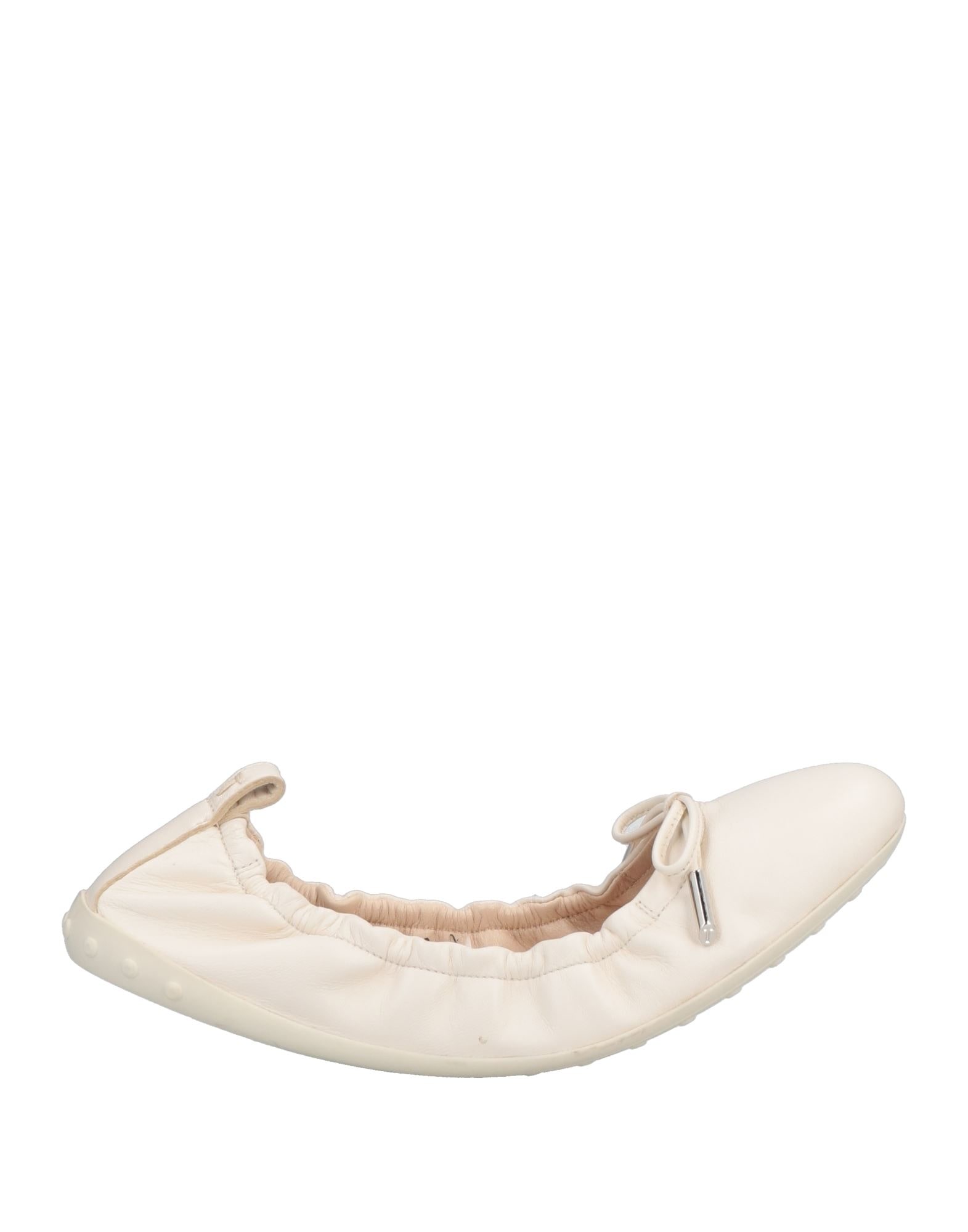 TOD'S シューズ | バレリーナ ホワイト レディース | YOOX