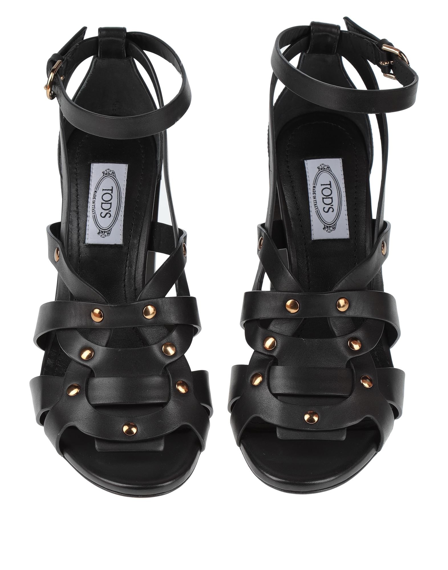 TOD'S シューズ | サンダル ブラック レディース | YOOX