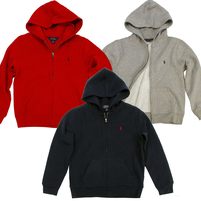 ラルフローレン ボーイズベーシック フルジップパーカー【メンズ