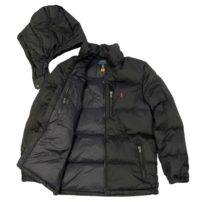 POLO ラルフローレンダウンジャケットフード付送料無料 ジャケット、コ