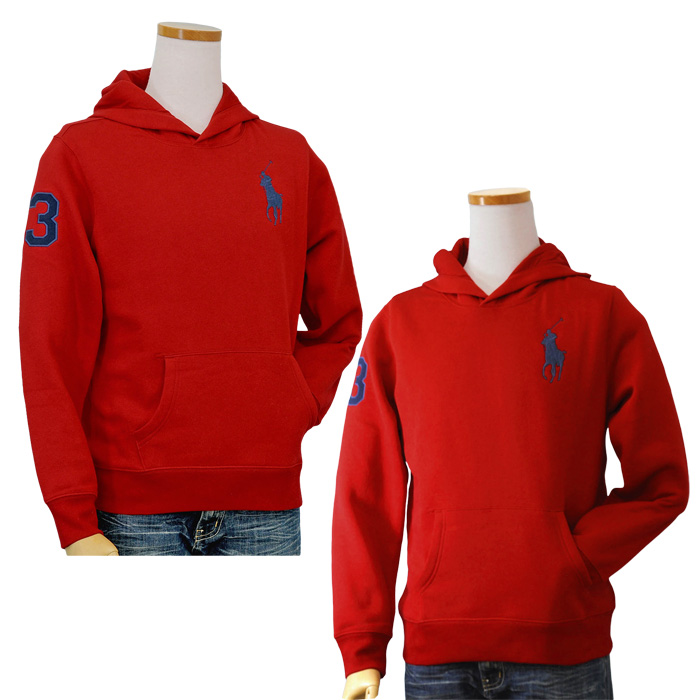 ポロ ラルフローレン ボーイズ ビックポニー 裏起毛 パーカー トレ-ナ