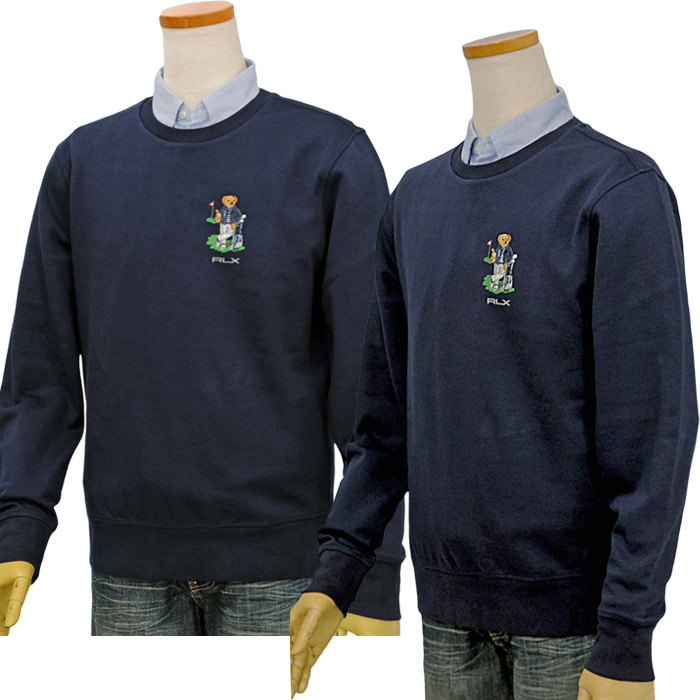 ポロゴルフ ラルフローレン メンズポロベア刺繍 トレーナー送料無料