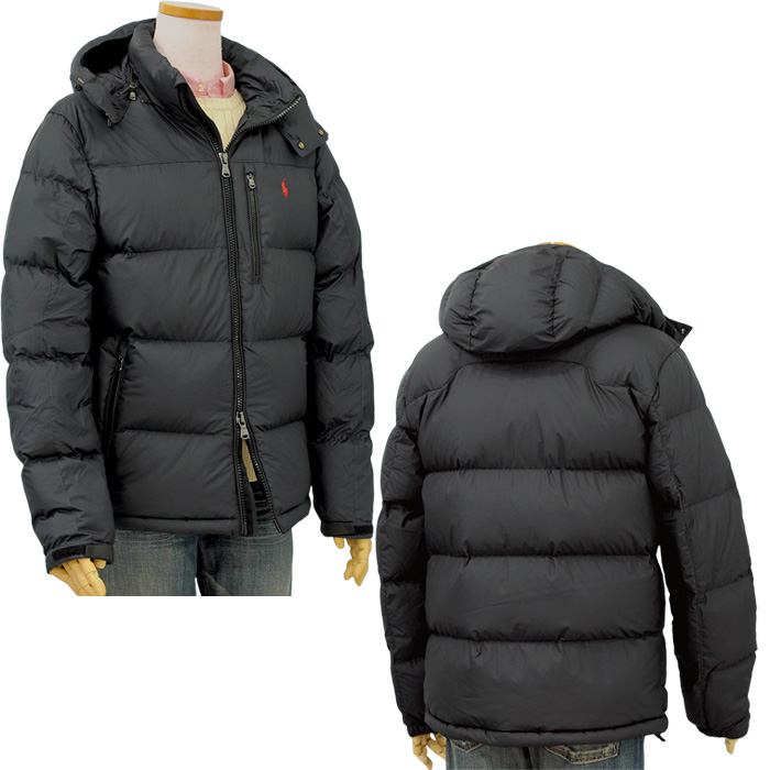 POLO ラルフローレン メンズダウンジャケット フード着脱可能