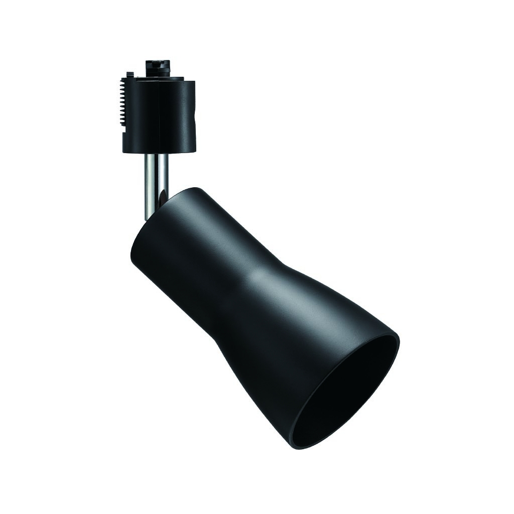 セード付きスポットライトE26電球なし黒｜YAZAWA CORPORATION