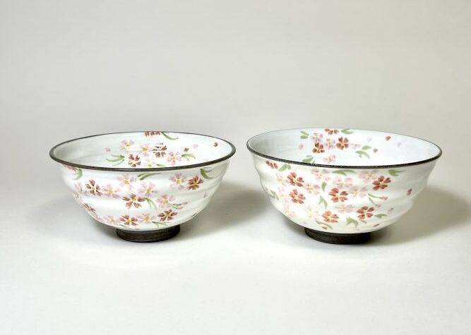 京焼・清水焼 ご飯茶碗 粉引桜（こびきさくら）｜京焼・清水焼 陶器の