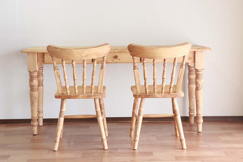 ダイニングチェア カントリー家具 【デンバー ウィンザーチェア】2脚