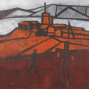 風景 | 小野忠重 | 美術作品 | 山田書店美術部オンラインストア