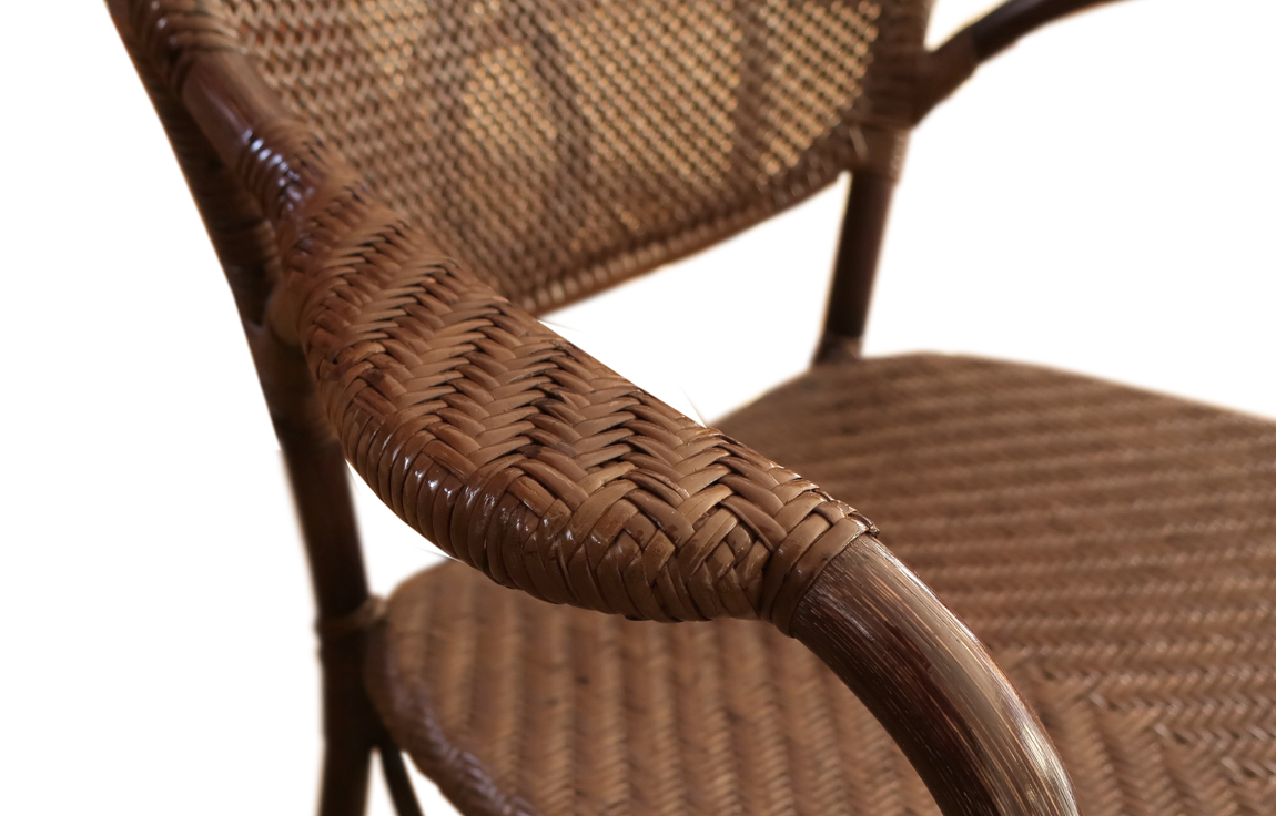 希少】ヤマカワラタン レストチェア アームチェア ラウンジチェア