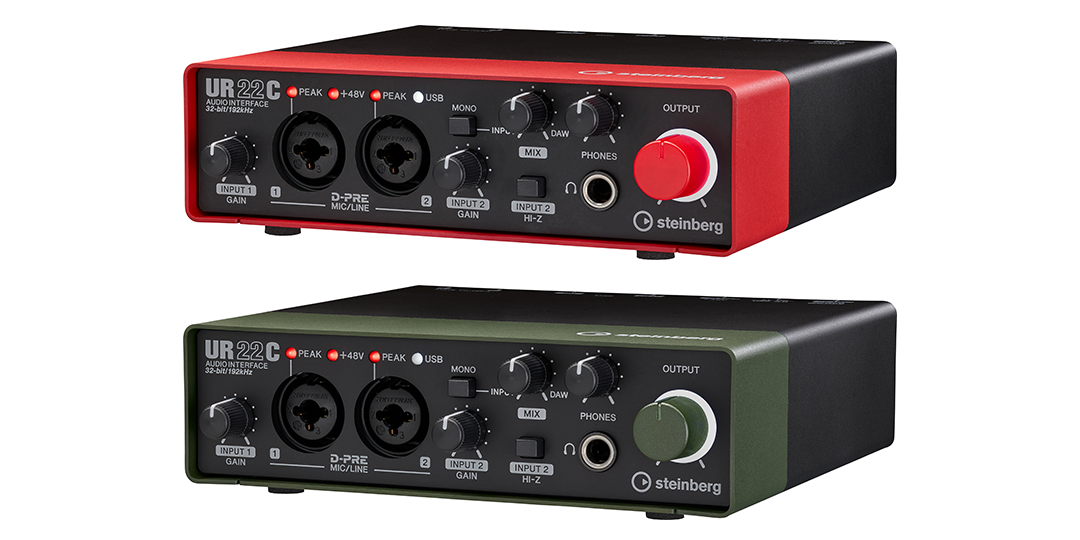 快適な音楽制作を実現するUSBオーディオインターフェースに新色が登場