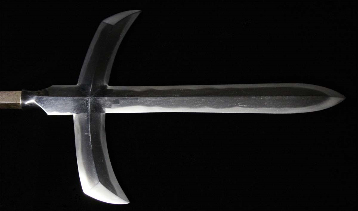 槍】 十文字槍 銘 / 下坂八郎左衛門作 <span style=