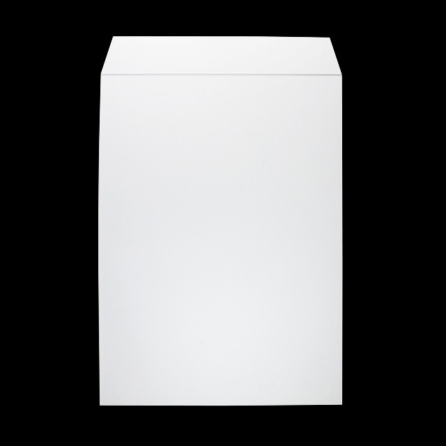 角2 スミ貼 ミエナイバガス白CoC 100 〒枠ナシ |和封筒・角形の封筒