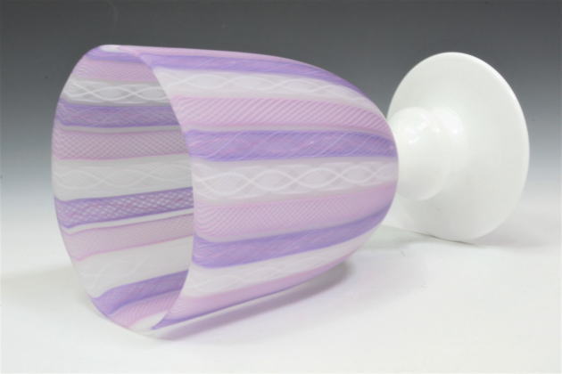 柳瀬美術店 / 藤田喬平 「手吹ワイングラス」共箱[FUJITA Kyohei]Wine