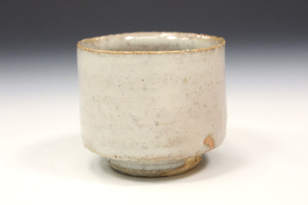 柳瀬美術店 / 三輪栄造「萩ぐい呑」共箱[MIWA Eizo]Sake cup