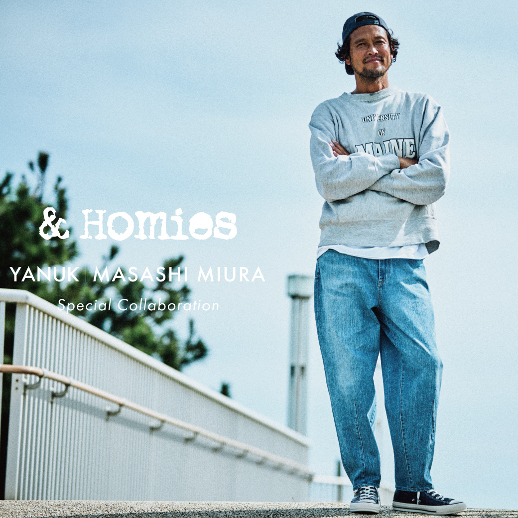 三浦理志×YANUK＂＆Homies＂に新色が登場！ | YANUK ONLINE STORE