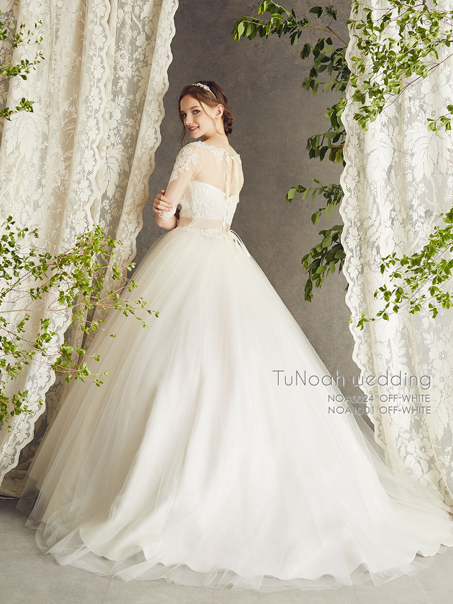 NOA0024_offwhite | チュノアウエディング【公式】_こだわりのサイズ