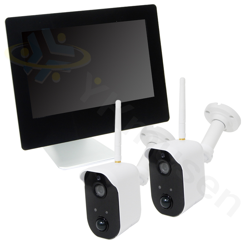 YKS-WCM920SL ソーラーバッテリー無線カメラ&録画機能搭載モニター