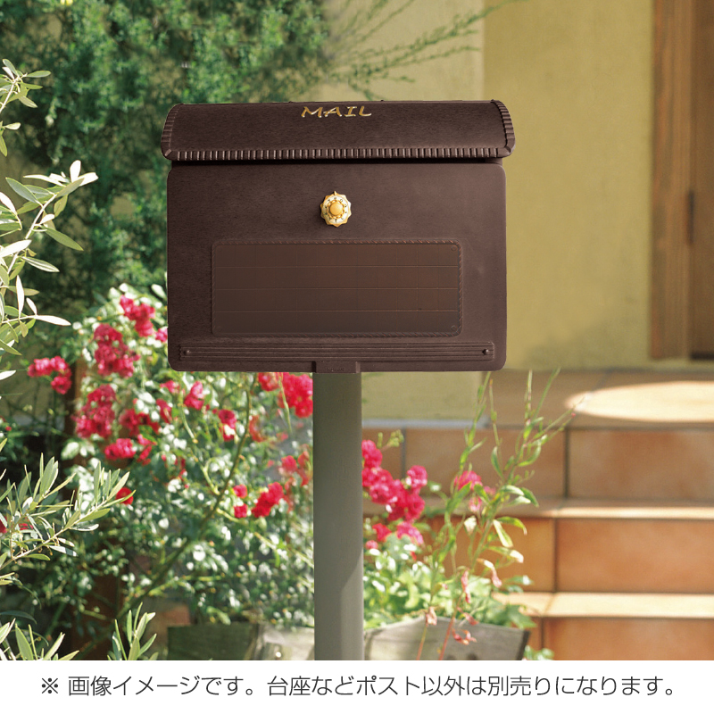 郵便ポスト「ユーロバッグ」(名入無) [赤錆調]｜ハンコヤドットコム