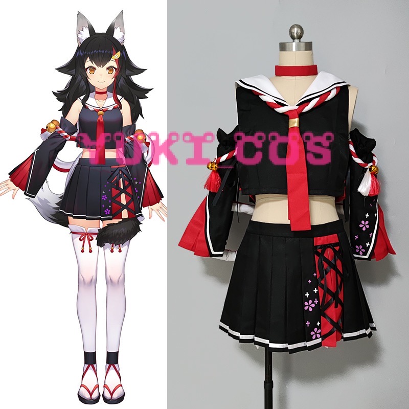 バーチャルYouTuber Vtuber ホロライブ 大神ミオ コスプレ衣装