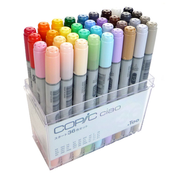 コピック コピックチャオ スタート 72色セット | ゆめ画材