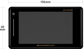 Z190R 機能・仕様｜GPS&レーダー探知機｜Yupiteru（ユピテル）