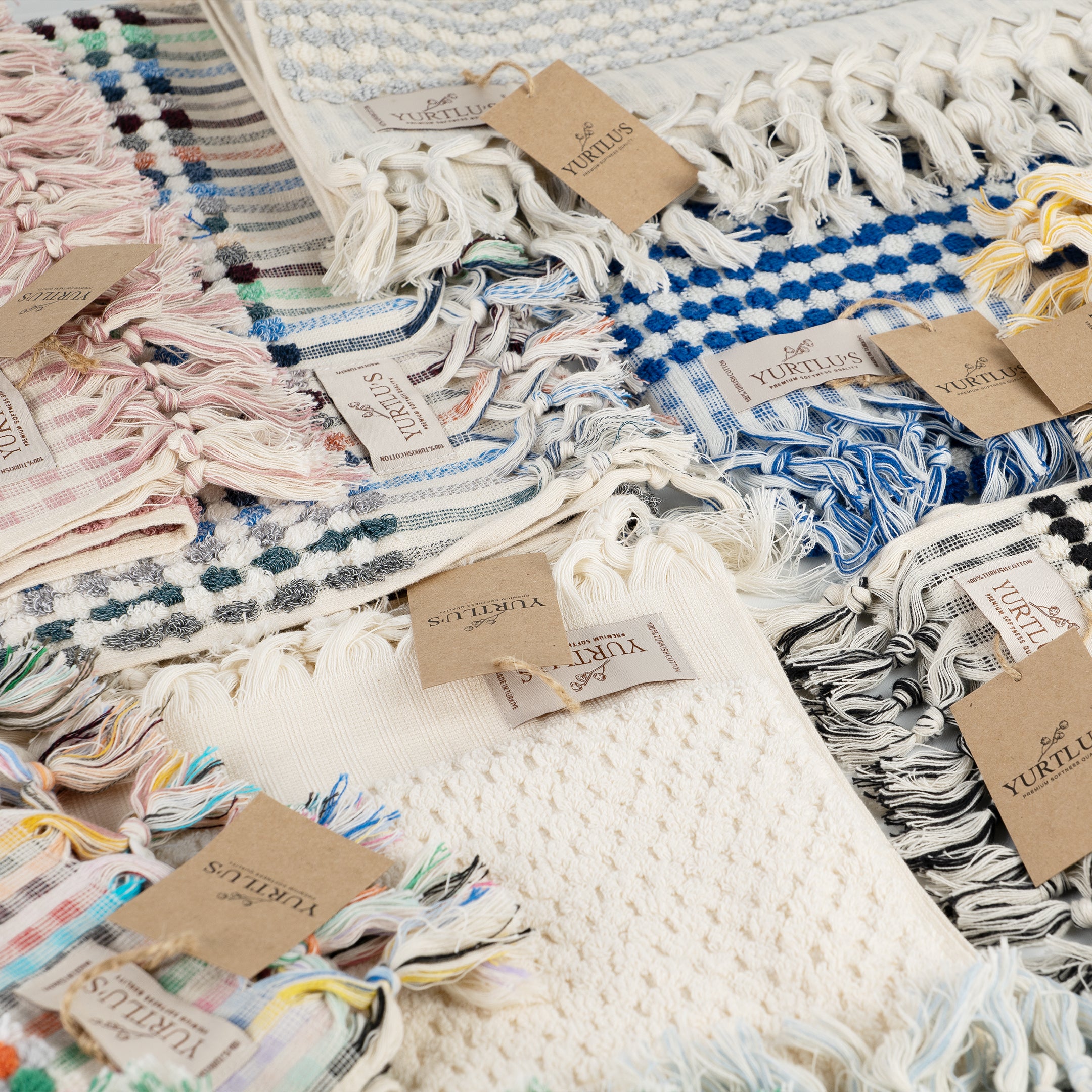 YURTLU'S Fluffy Series Hand Towel 18x 37,Soft Thick Towel, Kitchen