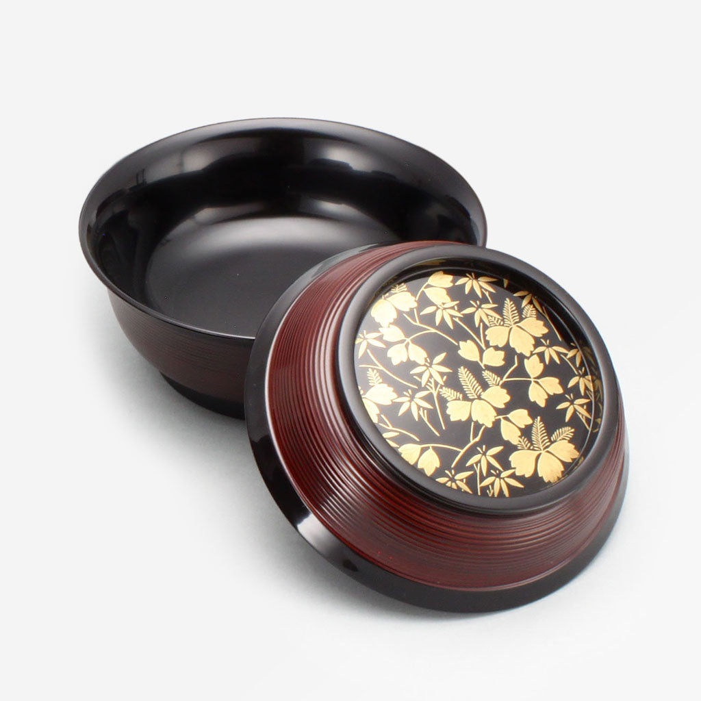 桐竹 溜糸目平形煮物椀 五客セット – 象彦 公式オンラインショップ