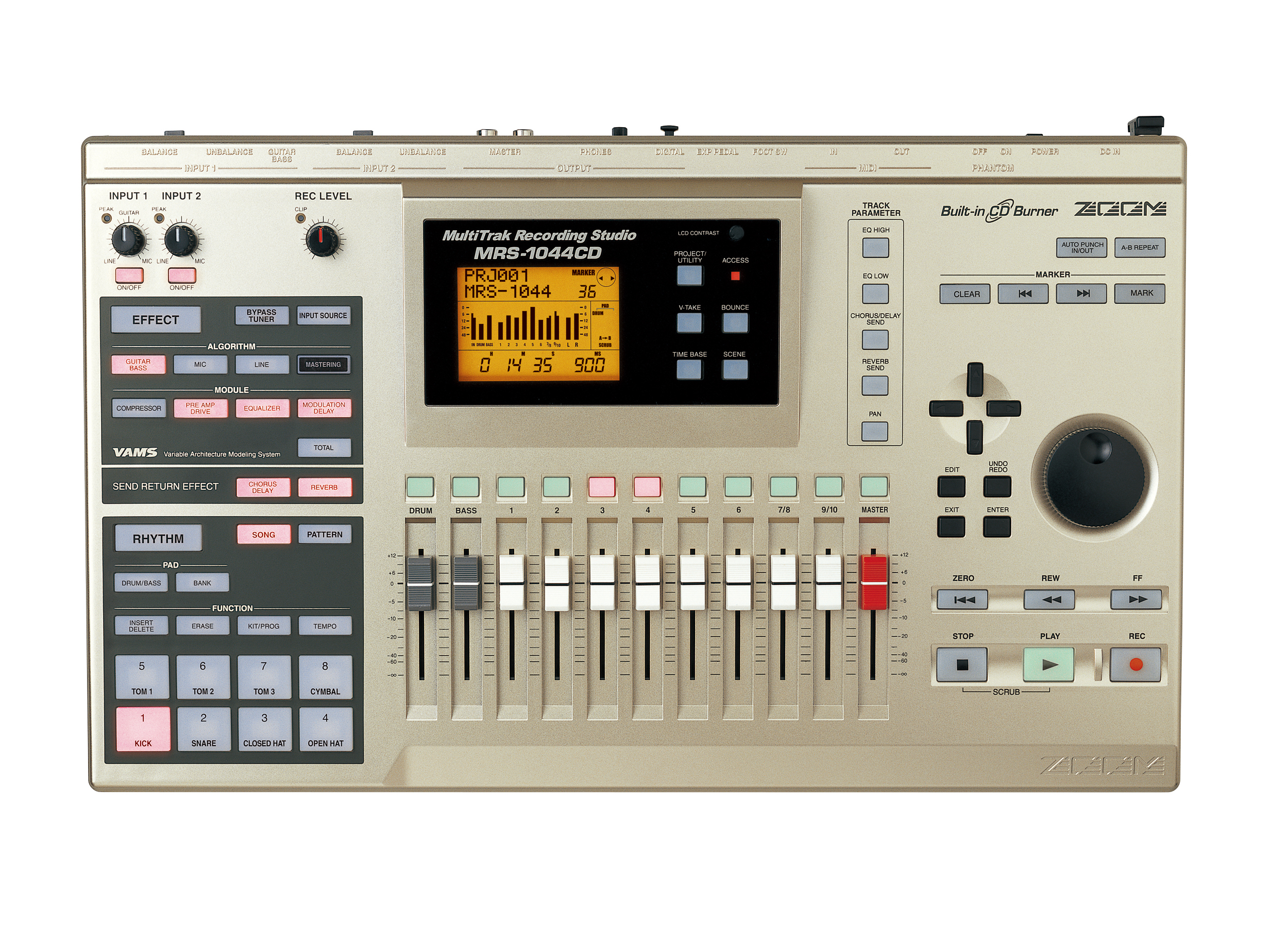MRS-1044 MultiTrak Recording Studio | Zoom