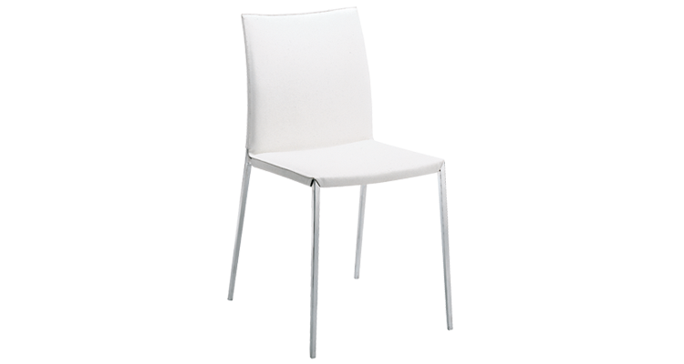 Aluminium Chair with Upholstered Seat Lia | Zanotta