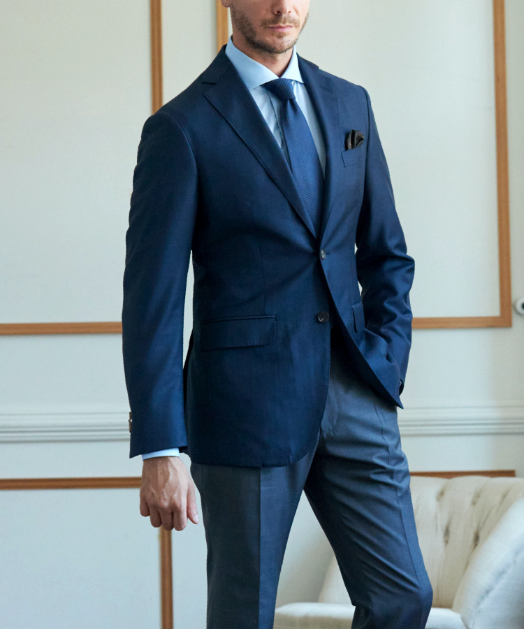 ゼニア 生地 仮縫付フルオーダージャケット＆パンツ | ゼニア認定の仮