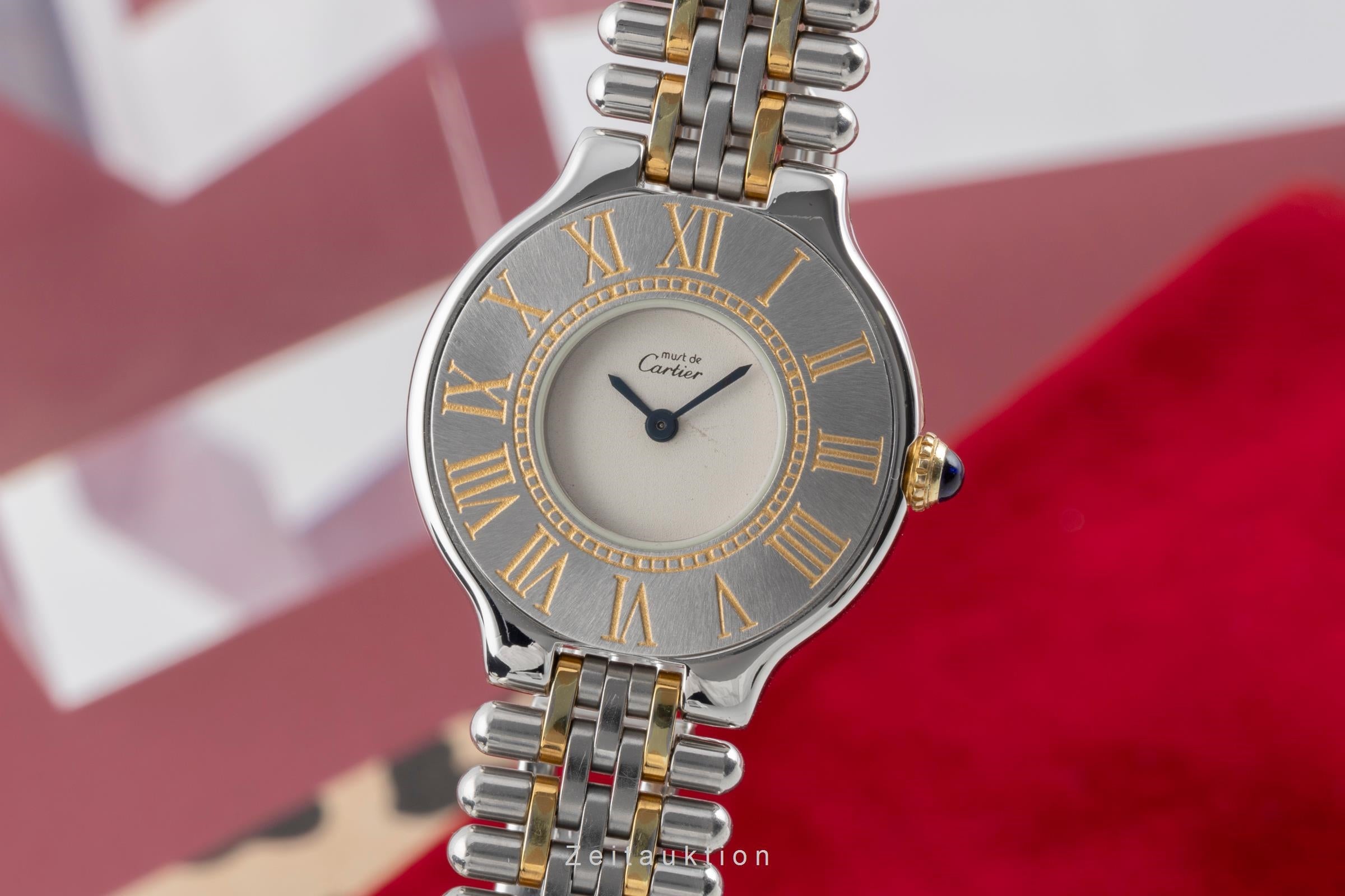 Cartier Must De Cartier 21 gilt / steel quartz Kal. 81 Ref. 9011