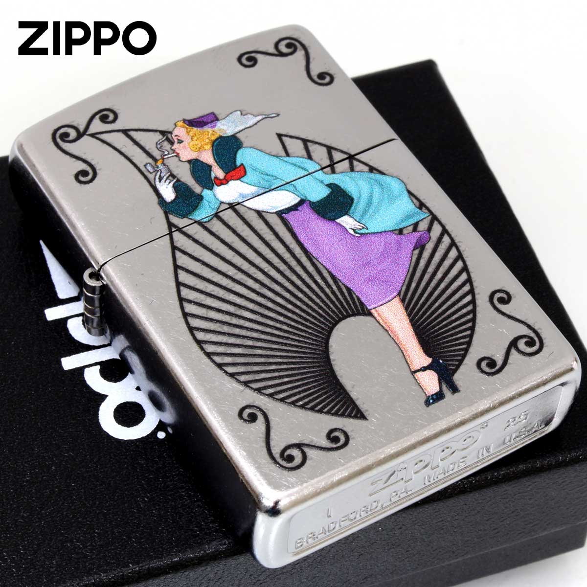 Zippo ジッポー Windy Flame ウインディ アイコンフレイム Z207-125614